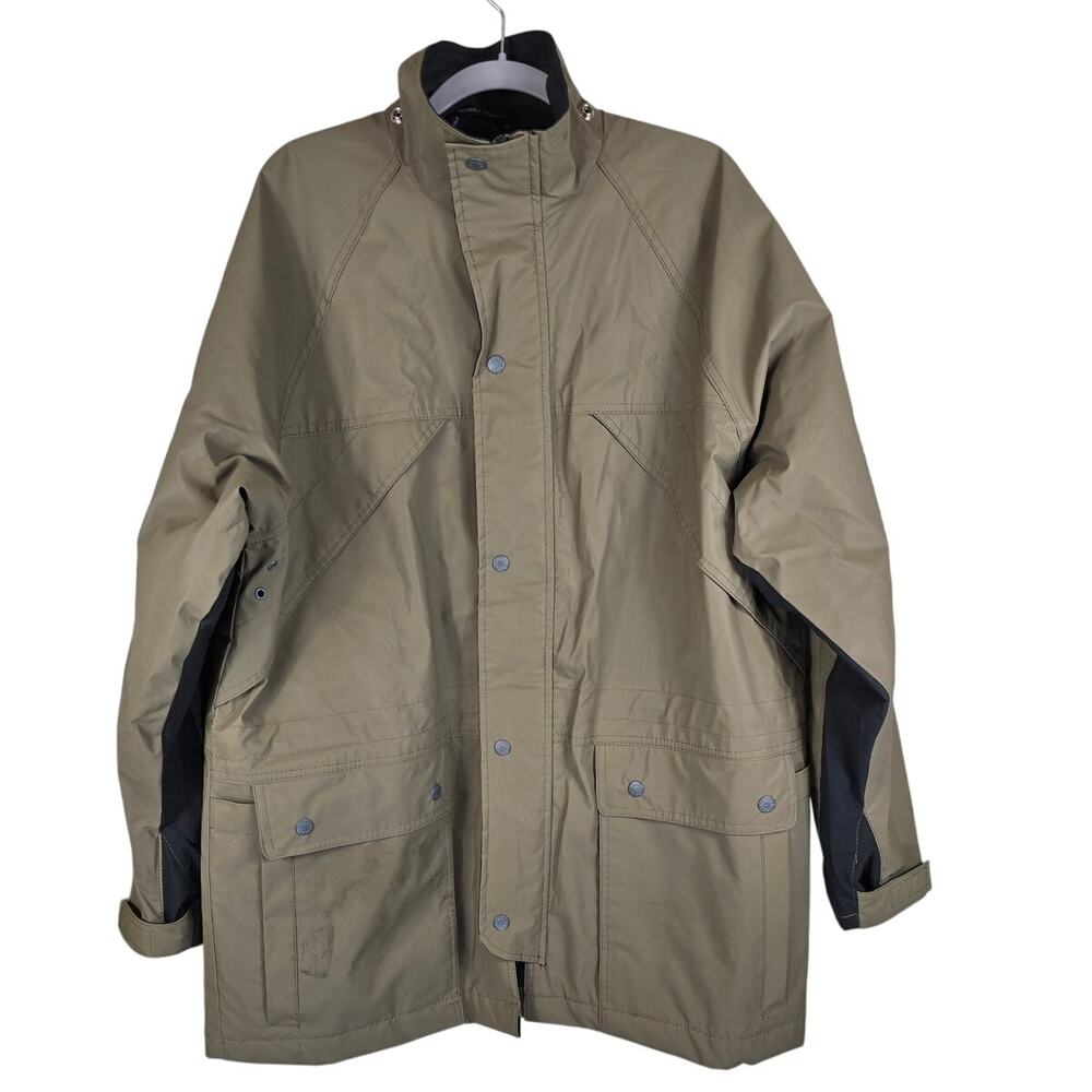 Totes Lined Quilted Winter Rain Hiking Athletic Men's Brown Jacket M